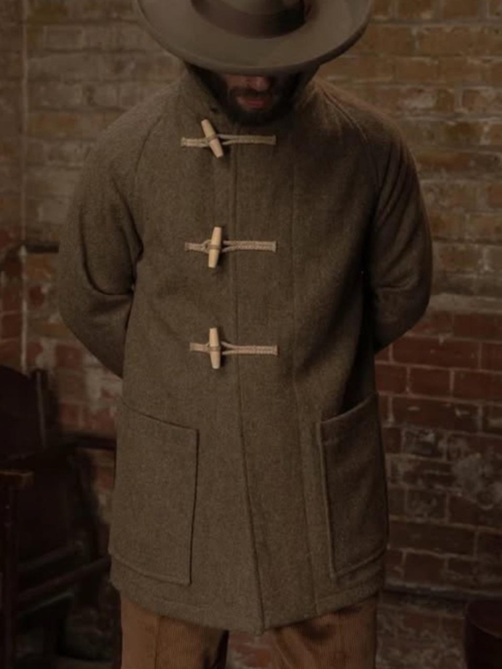Thomas Farthing / Mallory Duffle Coat / Canyon Brown / Small / Made in England.